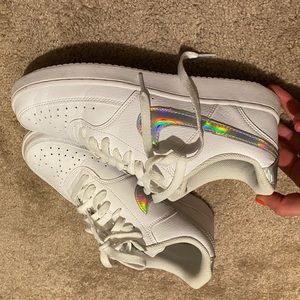 Nike Air Force One Holographic Swoosh
